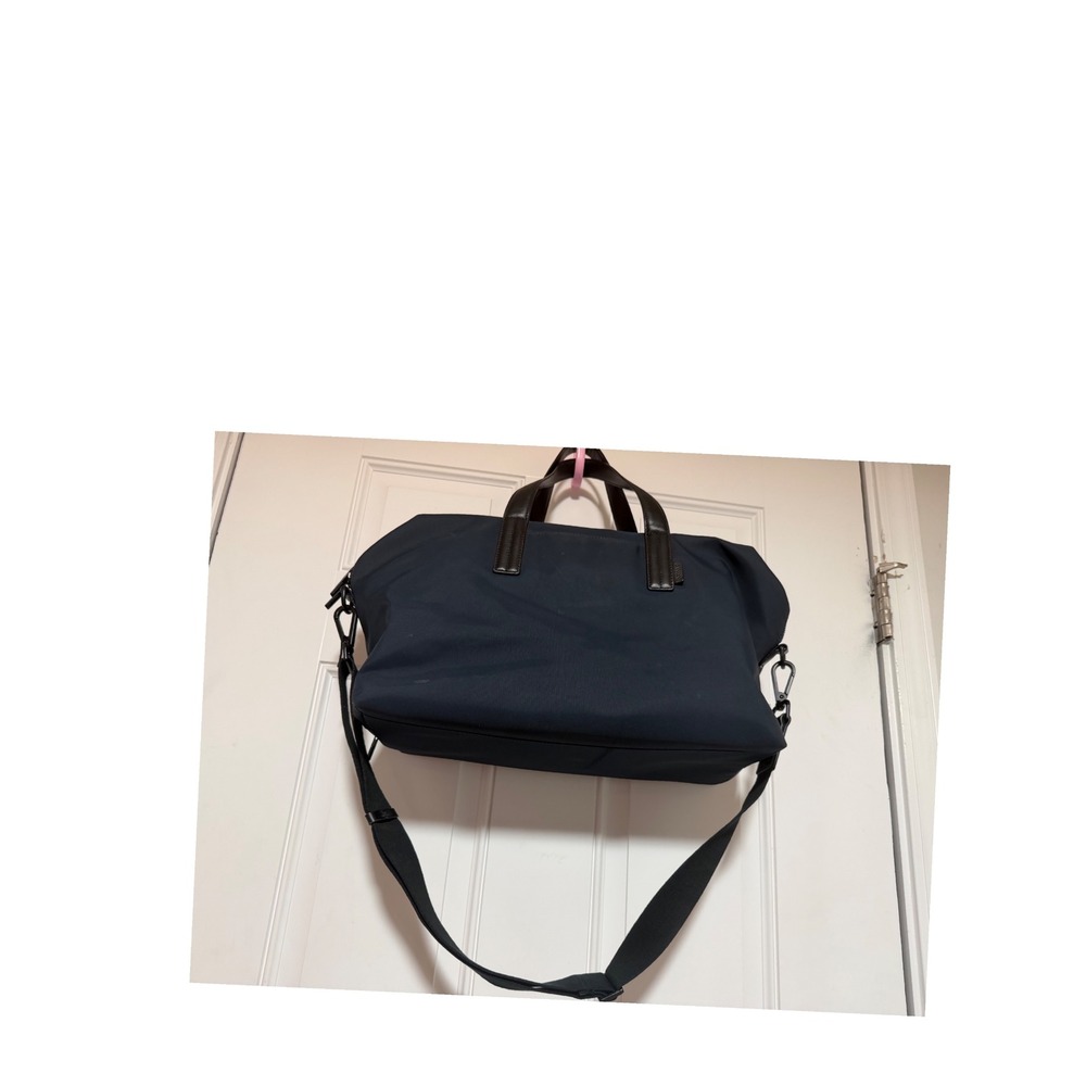 Away Everywhere Bag Navy Blue Nylon Leather Trim Travel mini duffle Bag